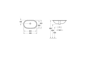 Раковина Villeroy & Boch O Novo 4162 60 01 alpin - 3