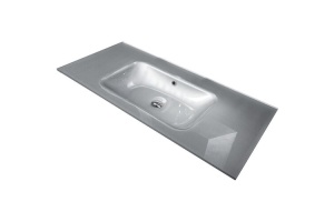 Раковина - столешница Armadi Art Lucido 100 серебро