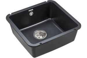 Мойка кухонная Paulmark Unter 45.5 черный матовый - 2