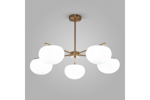 Люстра на штанге Eurosvet Like 30190/5 латунь