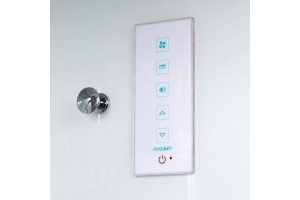 Душевая кабина Deto K 90х90 с электрикой, хром (K409SEL) - 3