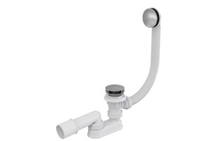 Сифон для ванны А504 КМ-100 Click Clack металл, 80с