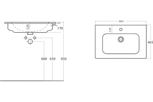 Раковина STWORKI 61 43061-KL - 2