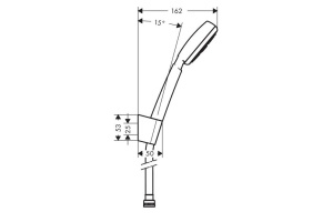 Душевая лейка Hansgrohe  10 см (26664400) - 2