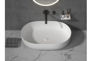 Раковина чаша Armadi Art Monaco овальная, белая матовая (879-50) - 3