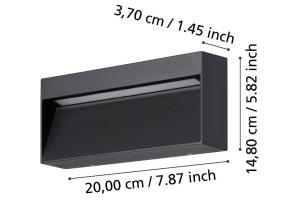 Уличный настенный светодиодный светильник Eglo Maruggio 900891 - 2