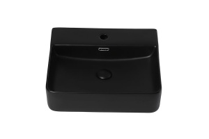 Раковина накладная Abber Rechteck 50 черная матовая (AC2203MB) - 3