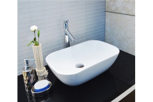 Раковина накладная Ceramalux N 51 белый (9447) - 2