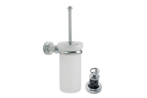 Ершик для унитаза настенный Boheme Murano хром с черным