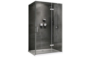 Душевой уголок ABBER Zart 110х80 профиль хром (AG08110-S81)