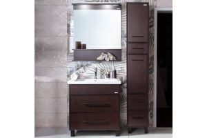 Мебель для ванной Бриклаер Чили 80 венге С