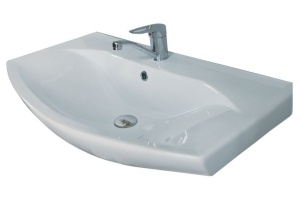 Раковина мебельная Aquaton Смайл 80 белый