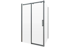 Душевой уголок Veconi Rovigo RV-070 150x100 профиль черный (RV070-150100PR-01-19C4) - 3