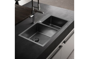 Мойка кухонная Melana S7843HB графит - 2