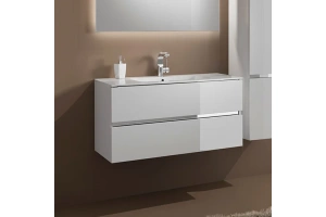 Тумба с раковиной Sanvit Кубэ-2 60 белый глянец