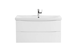Комплект мебели BelBagno Marino-Cer 90 белый матовый - 3