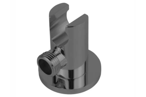 Шланговое подключение Vincea с держателем для душа сталь