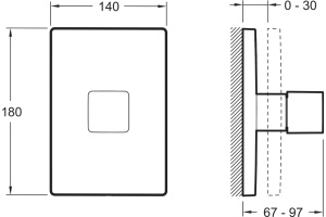 Переключатель потоков Jacob Delafon Modulo E75413-CP на три потребителя - 2