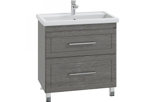 Тумба под раковину напольная Санта Венера 80 темное дерево