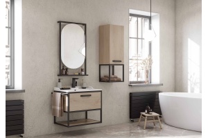 Полка Aquaton Лофт Фабрик 34 светлое дерево - 2