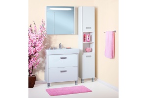 Тумба с раковиной Бриклаер Палермо 80/2 напольная, с 2 ящиками - 2