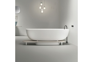 Ванна из литьевого мрамора Kolpa San Milo 174х75 белая - 2