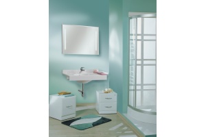 Зеркало Aquaton Отель 80 с подсветкой и функцией антипар - 3