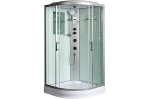 Душевая кабина Weltwasser WW500 Werra 1004 100х100 хром (10000003233)