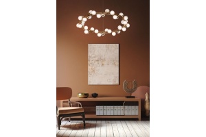 Подвесная светодиодная люстра Maytoni Tessara MOD081PL-L50G3K - 2