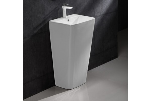 Раковина напольная CeramaLux N 44 см белый (G-302) - 2