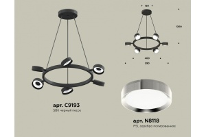 Подвесная люстра Ambrella Light XB XB9193151 - 3