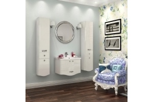 Светильник Aquaton Венеция 3013/M/Cr хром плафон белый - 3