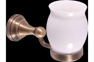 Стакан для зубных щеток Rav Slezak Morava бронза