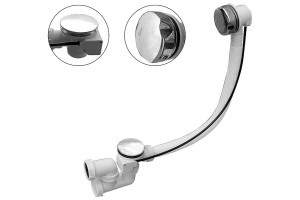 Сифон для ванны RAV SLEZAK металл/пласт 800мм - 2