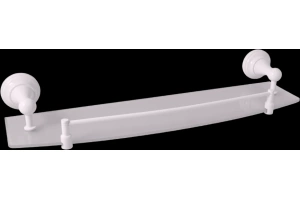 Полка стеклянная Rav Slezak Morava 50 белый глянцевый