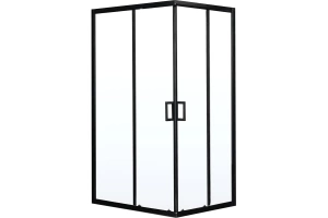 Душевой уголок Royal Bath HPD 120х100 профиль черный стекло прозрачное - 3