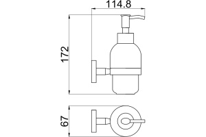 Дозатор Allen Brau Priority 6.31006-31 черный - 2