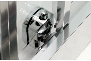 Душевой уголок BelBagno Due 120х80 профиль хром стекло прозрачное - 3