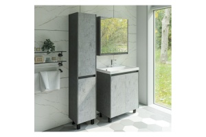 Тумба под раковину Stella Polar Кибэла 80 серый - 2