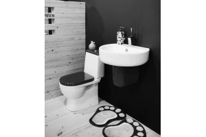 Унитаз-компакт Sanita luxe Best Color Black с микролифтом - 3