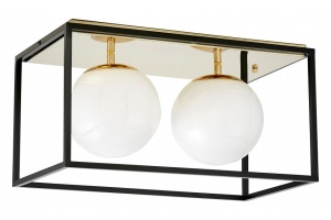 Накладной светильник LUMINA DECO  LDC 8060-2 F.GD+BK