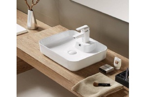 Раковина накладная Ceramalux N белый (9445) - 2