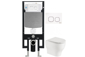 Комплект Weltwasser AMBERG 497 + ERLENBACH 004 GL-WT + AMBERG RD-WT (10000006598)