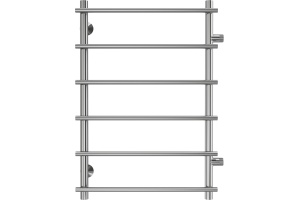 Водяной полотенцесушитель Terminus Квинта П6 500x800 Хром боковое подключение