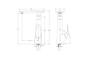 Смеситель Kaiser Modern 99233 для кухонной мойки - 2