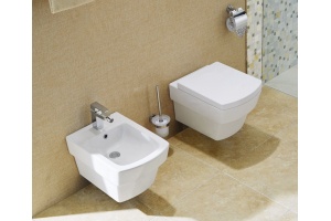 Унитаз подвесной BelBagno Mattino BB1060CH с сиденьем микролифт BB2007SC - 2