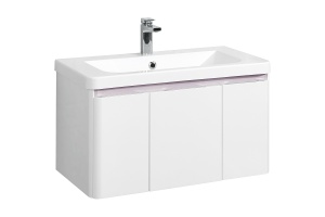 Тумба с раковиной Aquaton Шерилл 85 белый