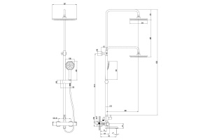 Душевая стойка Lemark Yeti (LM7862C) - 2