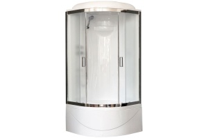 Душевая кабина Royal Bath 90х90 хром стекло матовое