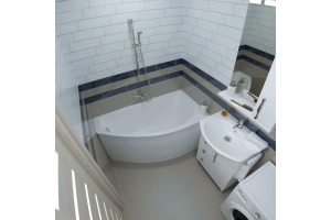 Акриловая ванна Triton Бэлла 140x75 L с каркасом, Щ0000044605 - 3